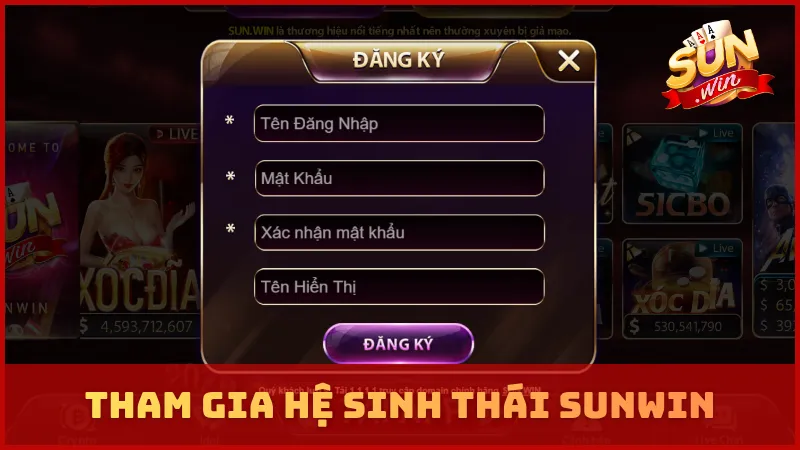 Cách tham gia hệ sinh thái SUNWIN